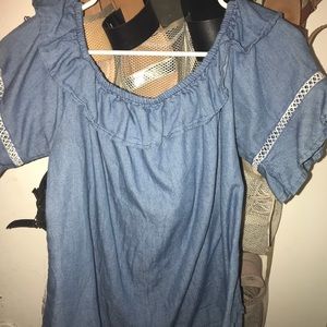 Off the shoulder shirt